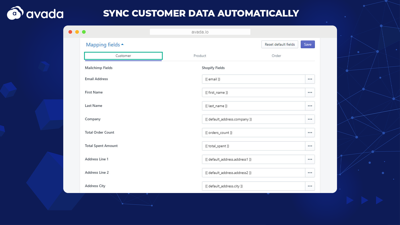 Auto-sync customer info to Mailchimp