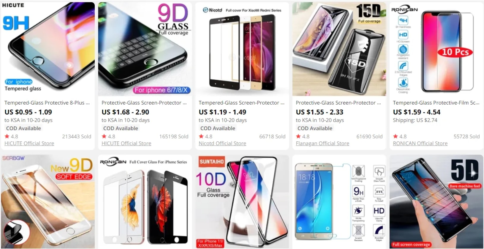 Screen Protectors/Tempered Glass - Best Sellers on Aliexpress