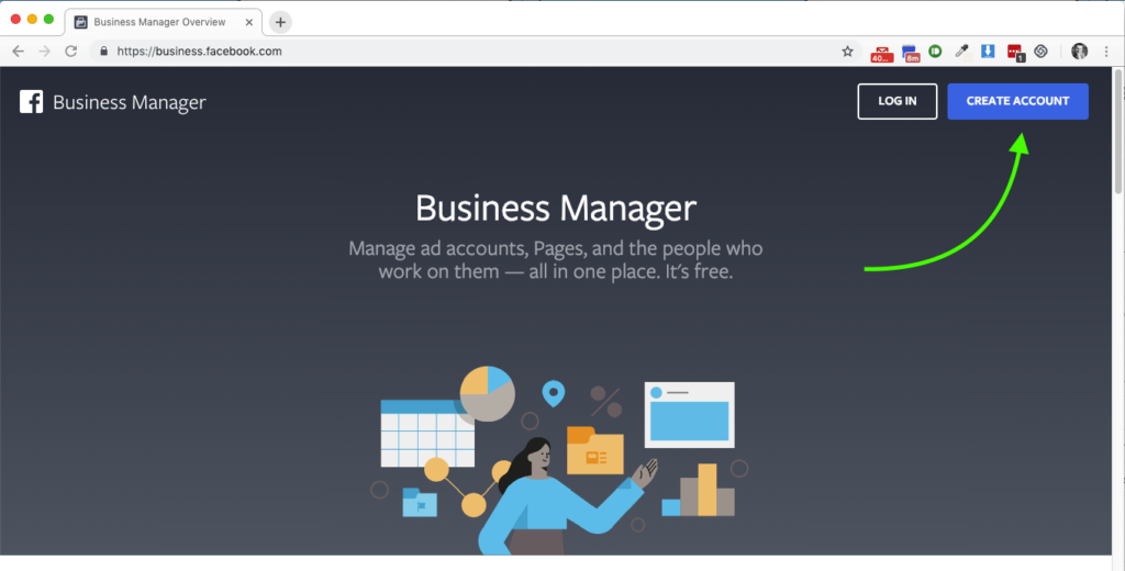 Create Business Manager account
