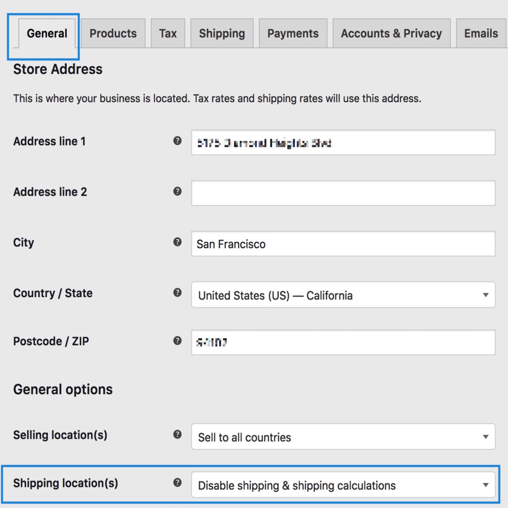 Set up Shipping zones