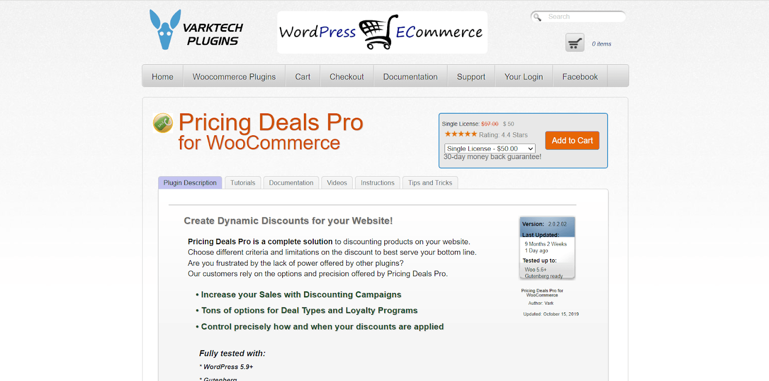 Pricing Deals for WooCommerce