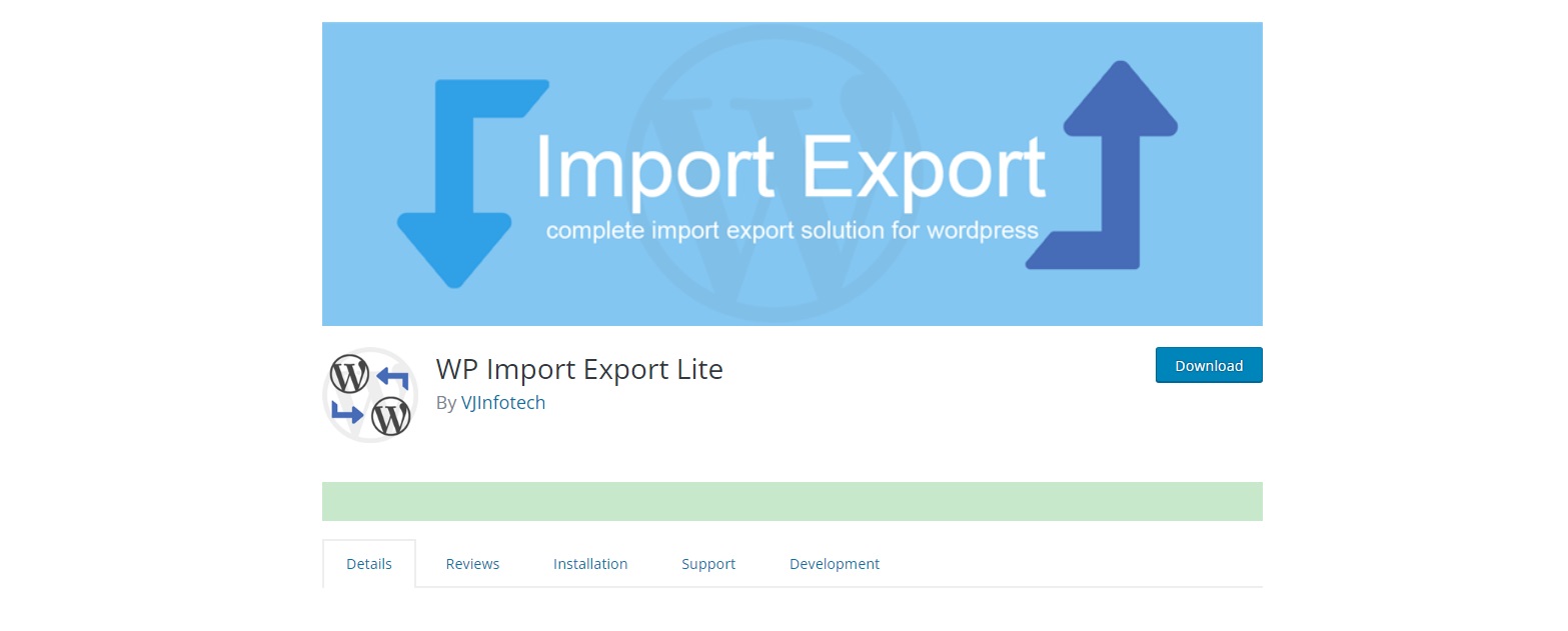 WP Import Export Lite