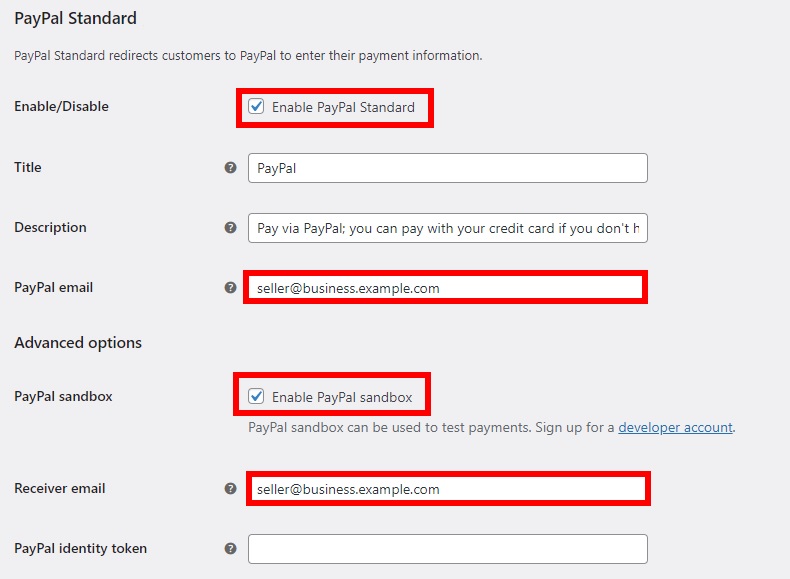 Step 2: Enable PayPal Sandbox