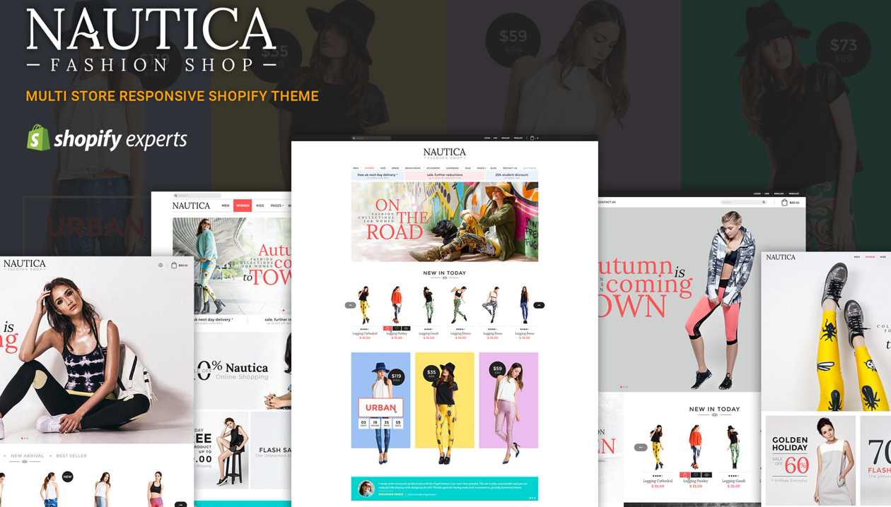 best shopify mobile responsive theme: Nautica theme