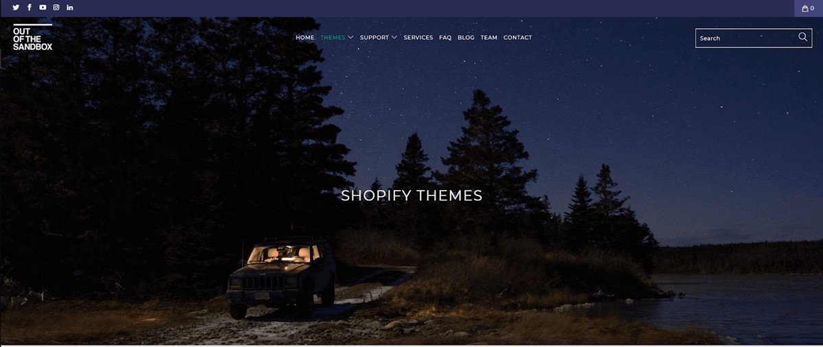 Where to get the best Shopify themes: Out of the Sandbox