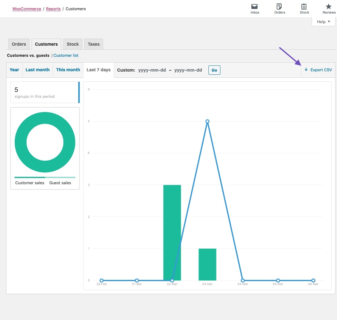 How to download the CSV files