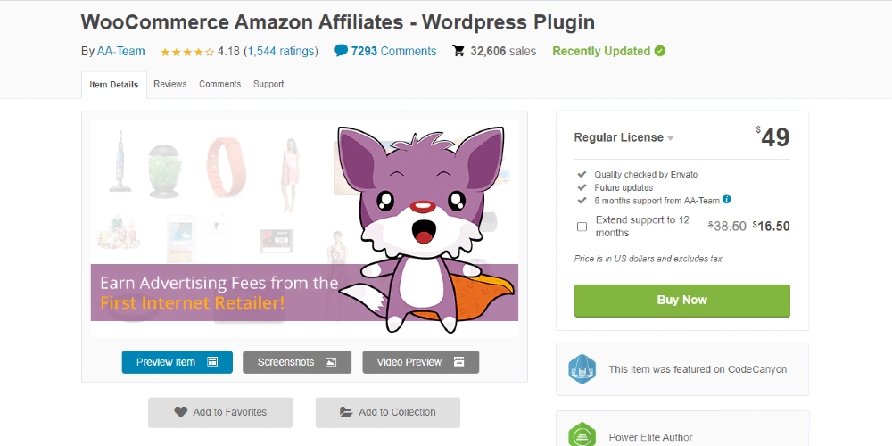 WooCommerce Amazon Affiliate screenshot