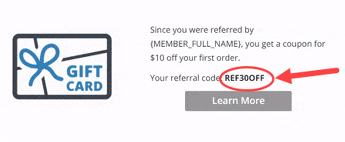Personal Referral Codes