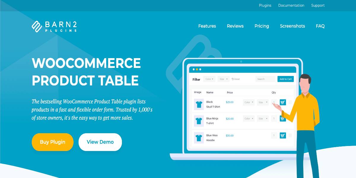 WooCommerce Product Tabl