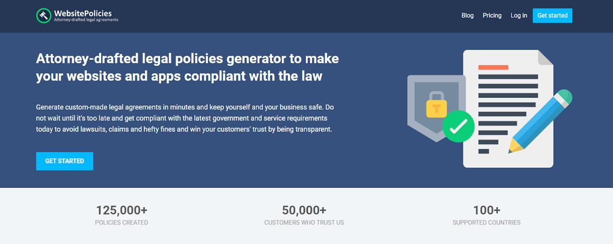 Best terms and conditions generators: Website Policies - Safe terms generator