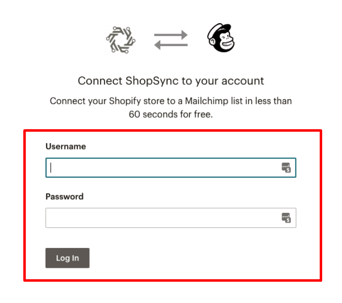 connect mailchimp to shopify