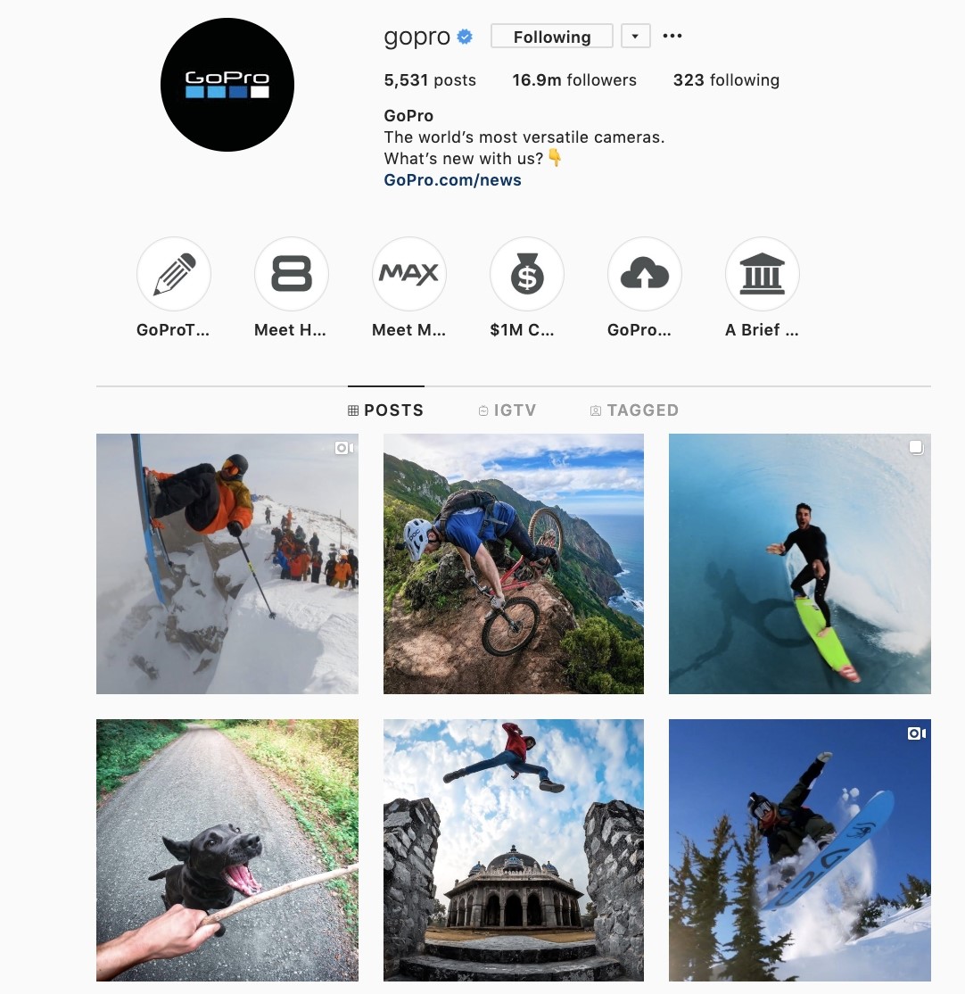 GoPro-Instagram-profile