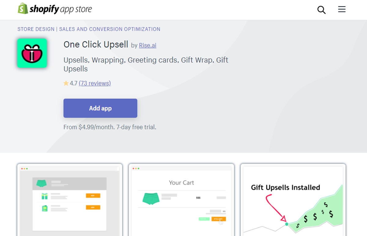 Best One Click Upsell Apps on Shopify: One Click Upsell