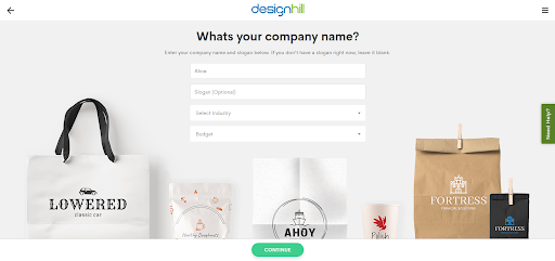 best logo generators: Designhill Logo Maker