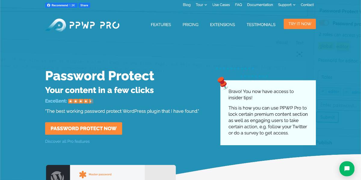 Password Protect WordPress (PPWP) Pro