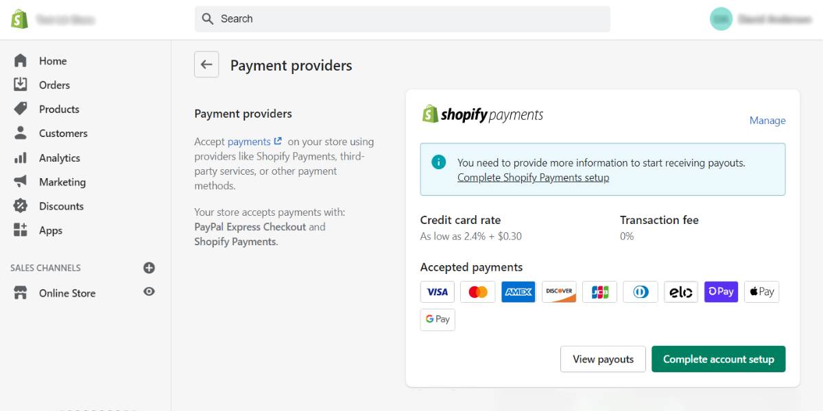 Shopify Payment Gateways