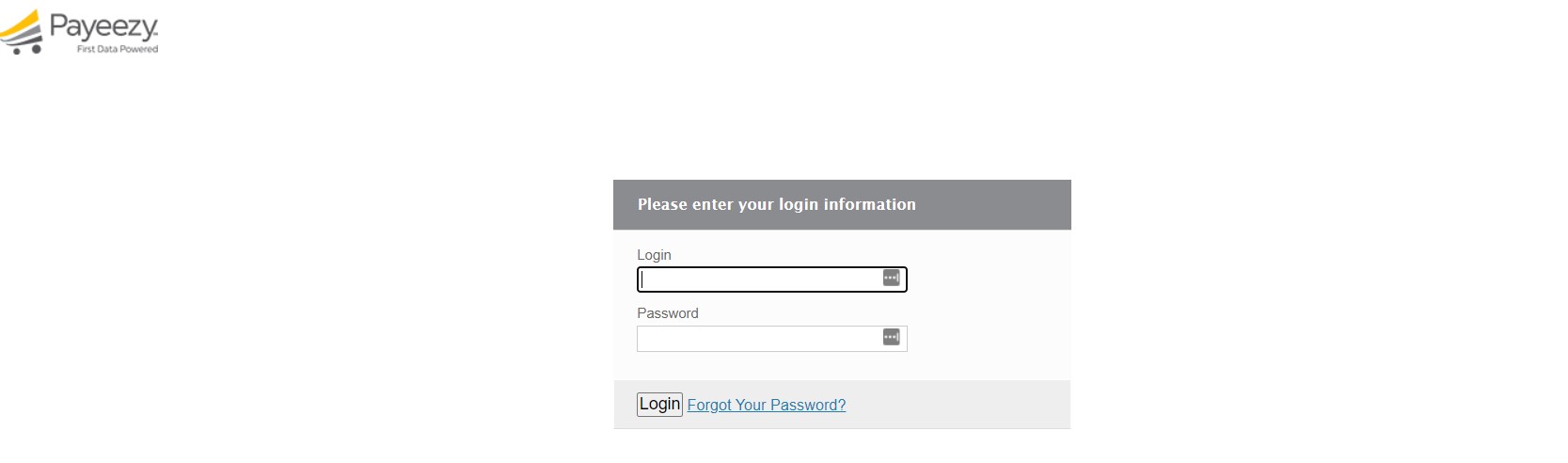 Step 1: Create your Payeezy Gateway account