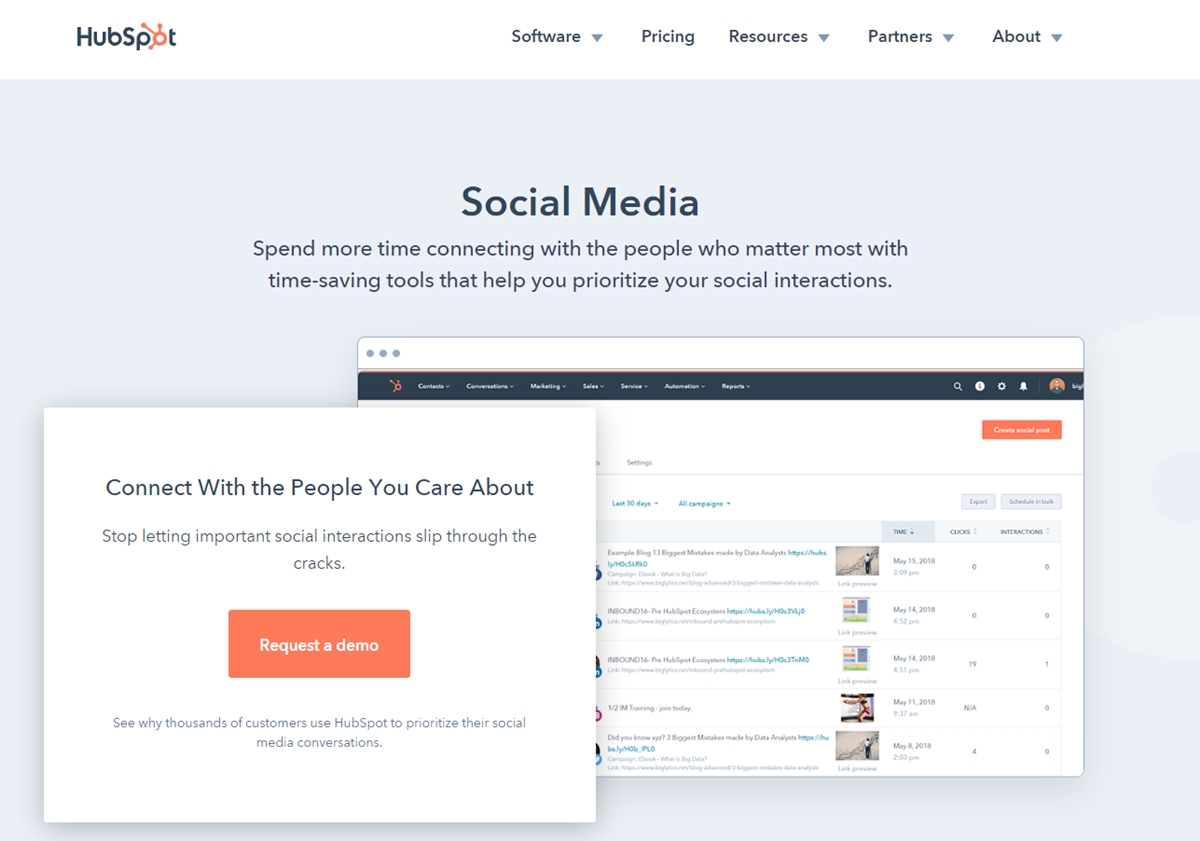 HubSpot's Social Tool