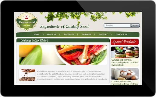 Having a good SEO campaign will help your food products be displayed more