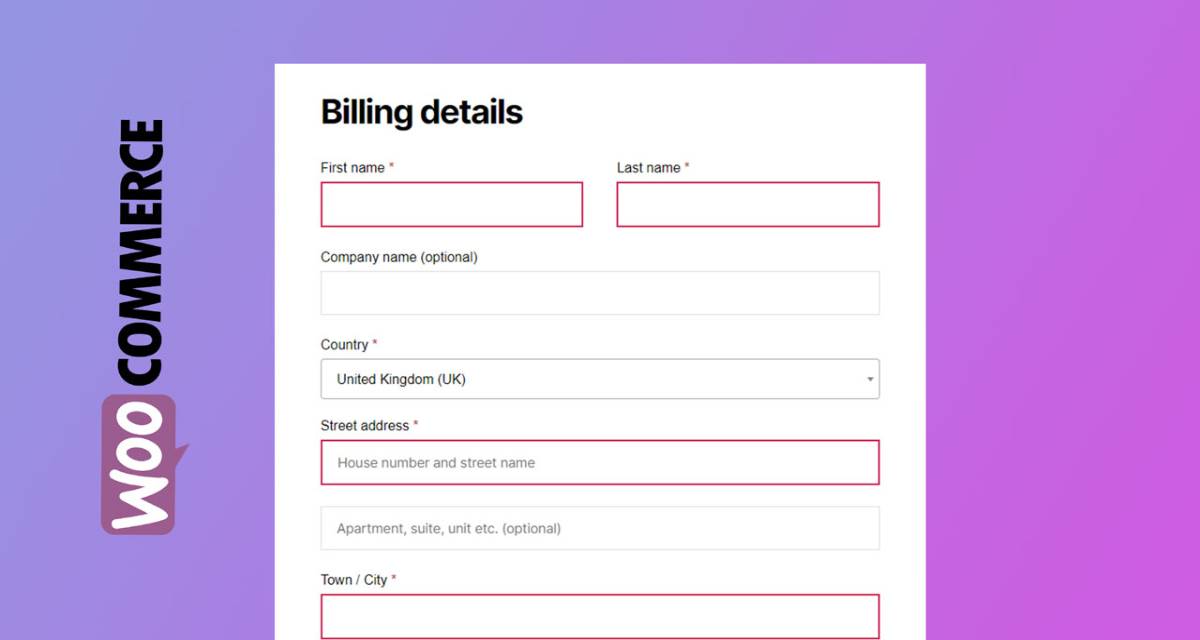 These fields may not be necessary for your billing