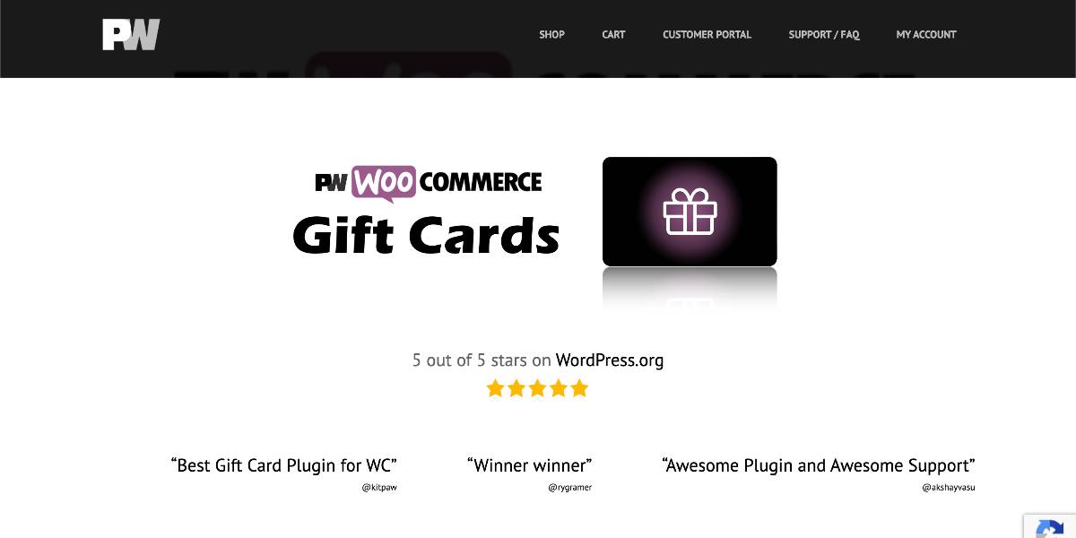 PW WooCommerce Gift Cards Pro