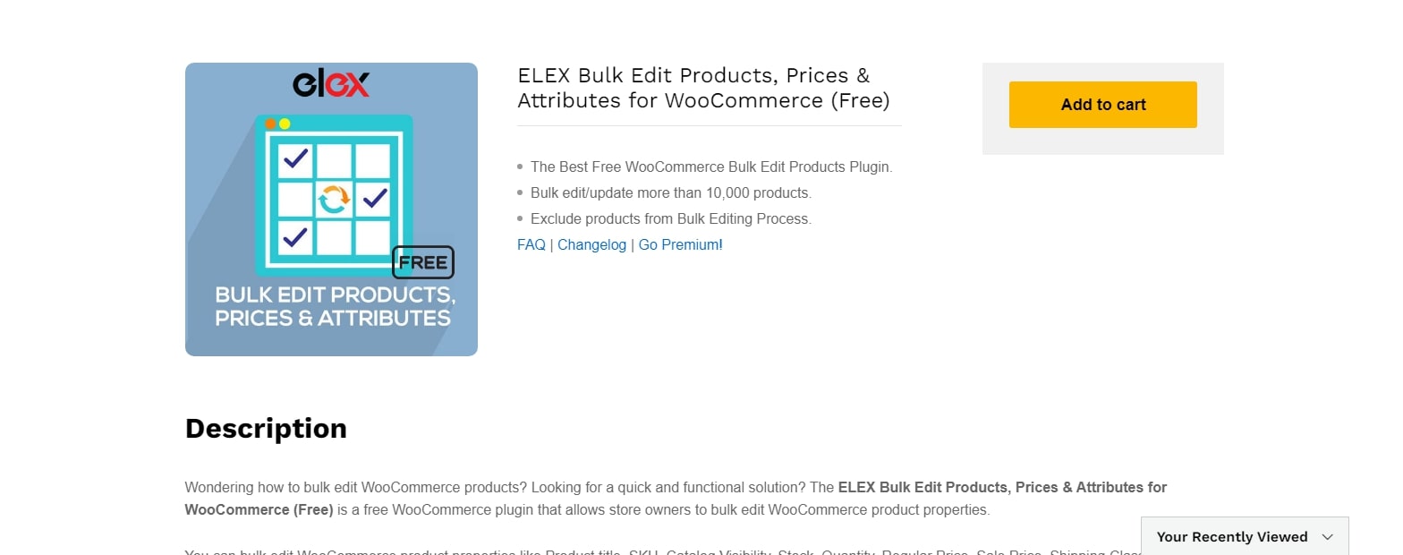 ELEX Bulk Edit Products, Prices & Attributes for WooCommerce