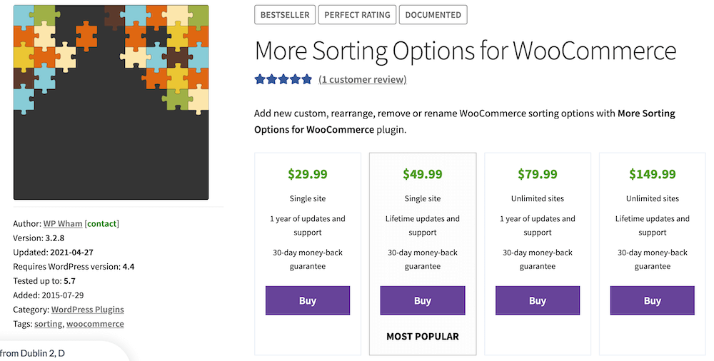 More Sorting Options for WooCommerce