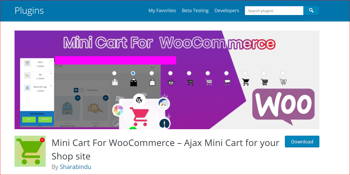 Woo - Mini Cart