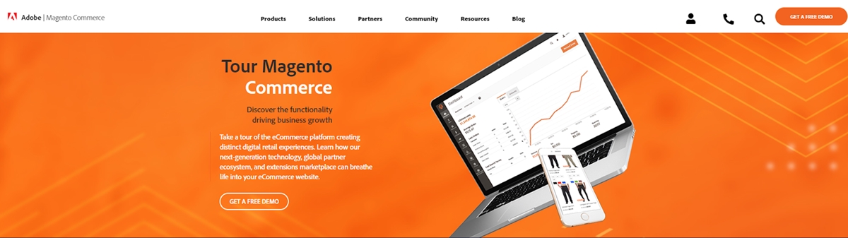 Most popular CMSs for eCommerce websites: Magento