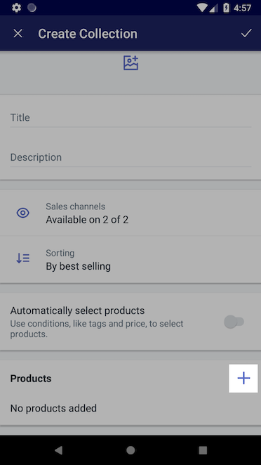 add a category in shopify