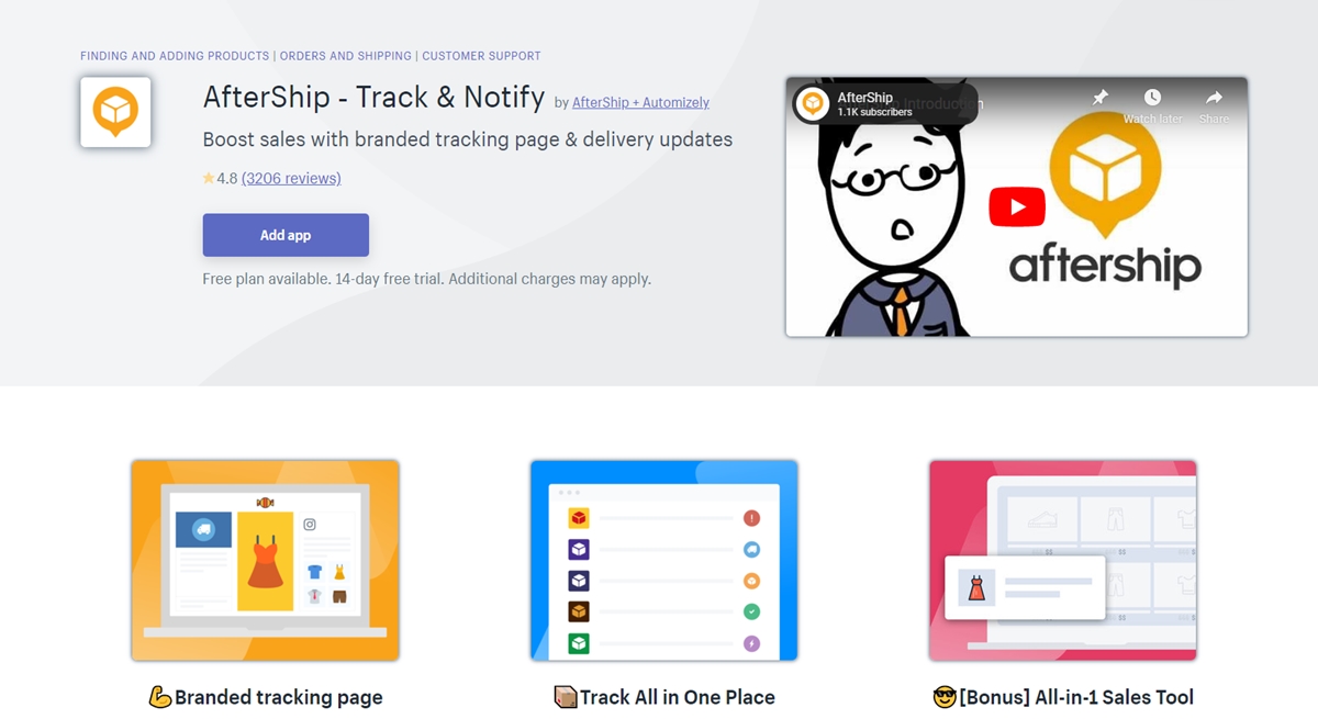 Tracking & Delivery Updates By – AfterShip