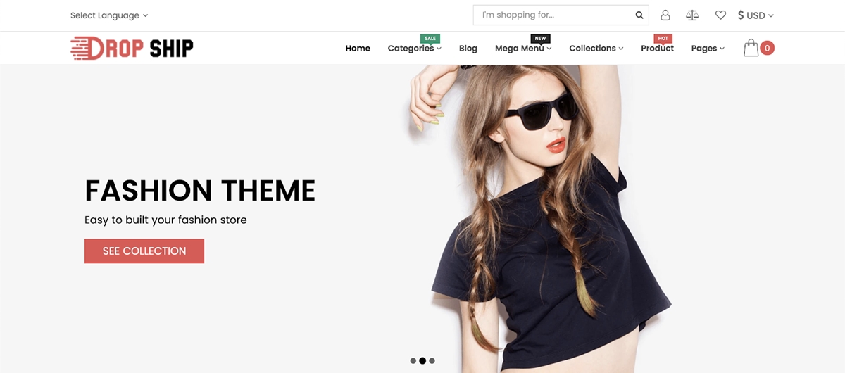 best Shopify themes for dropshipping - Dropshipping