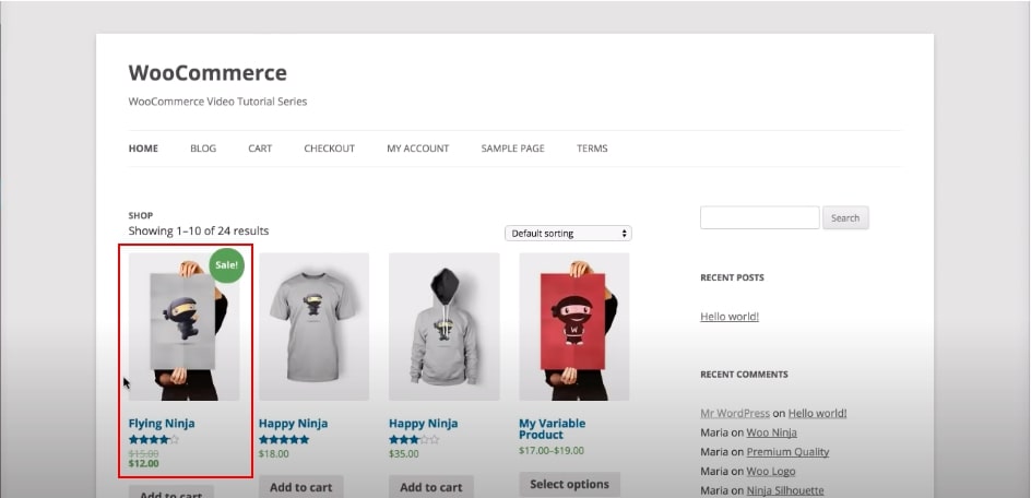 Fix the blurry product image