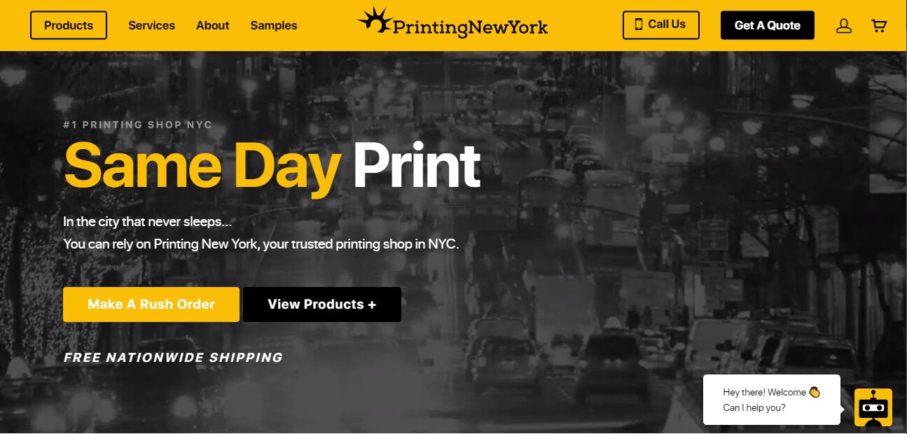 Printing New York