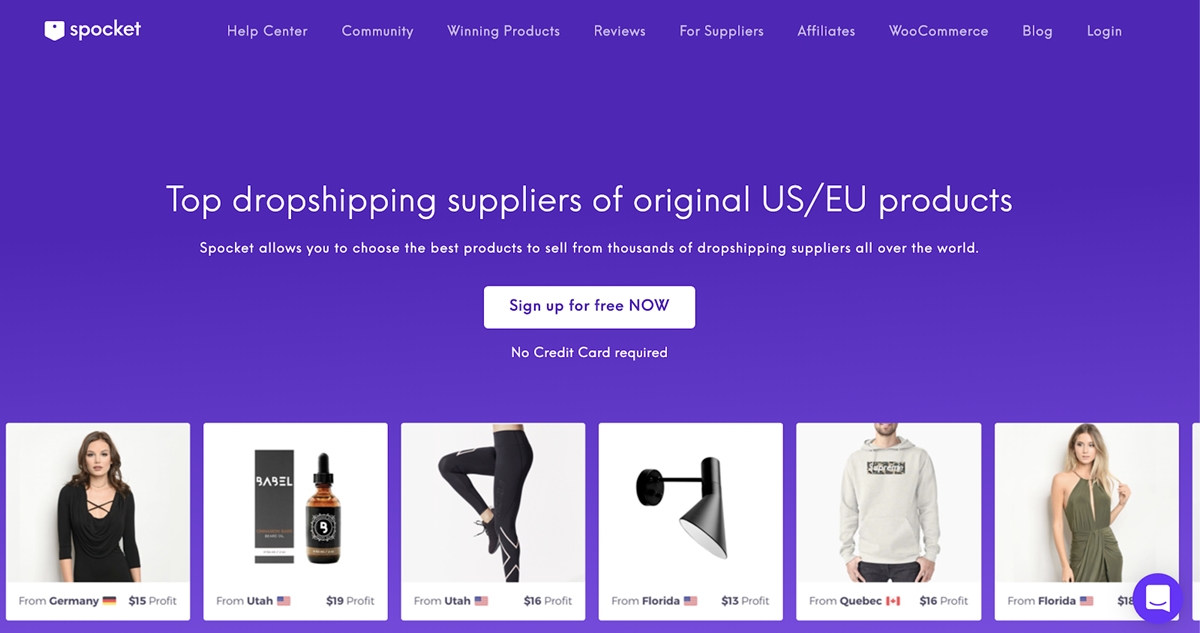 Best dropshipping suppliers - Spocket