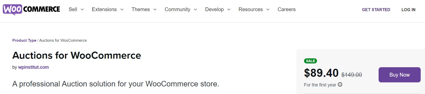 Auctions for WooCommerce