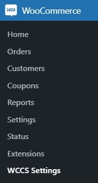 WooCommerce CCS Settings page