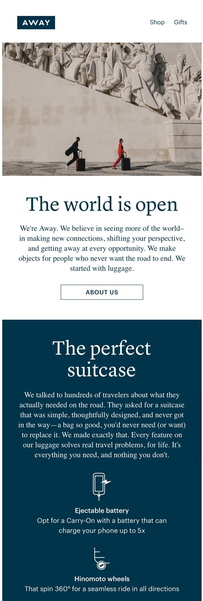 Welcome email design ideas
