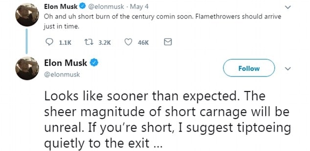 Elen Musk’s signature short tweets