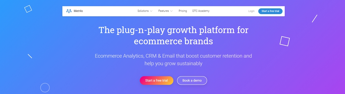 Best Shopify CRM Integration: Metrilo Growth Platform by Metrilo