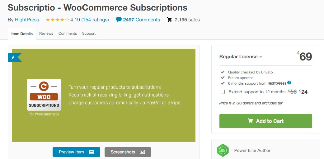 Subscriptio – WooCommerce Subscriptions