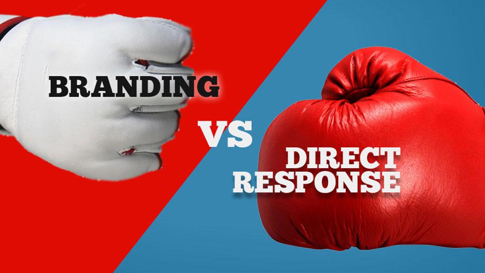 Brand marketing vs Direct response marketing