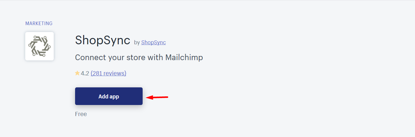 connect mailchimp to shopify