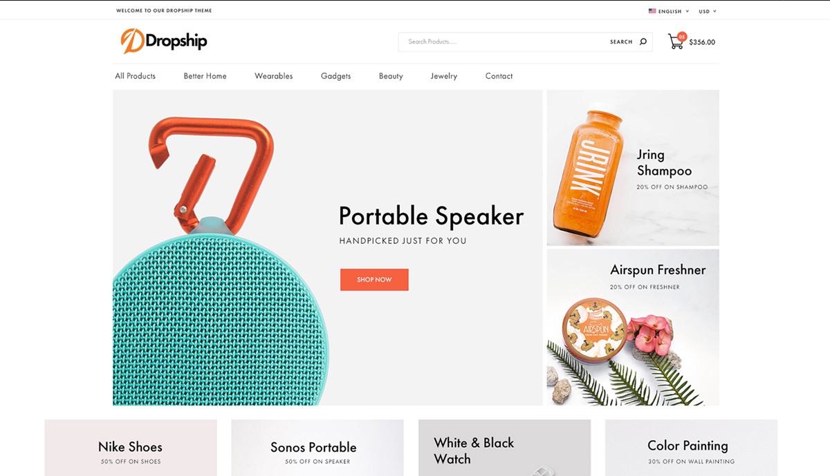 15+ Best Shopify Dropshipping Themes Free & Premium 2023