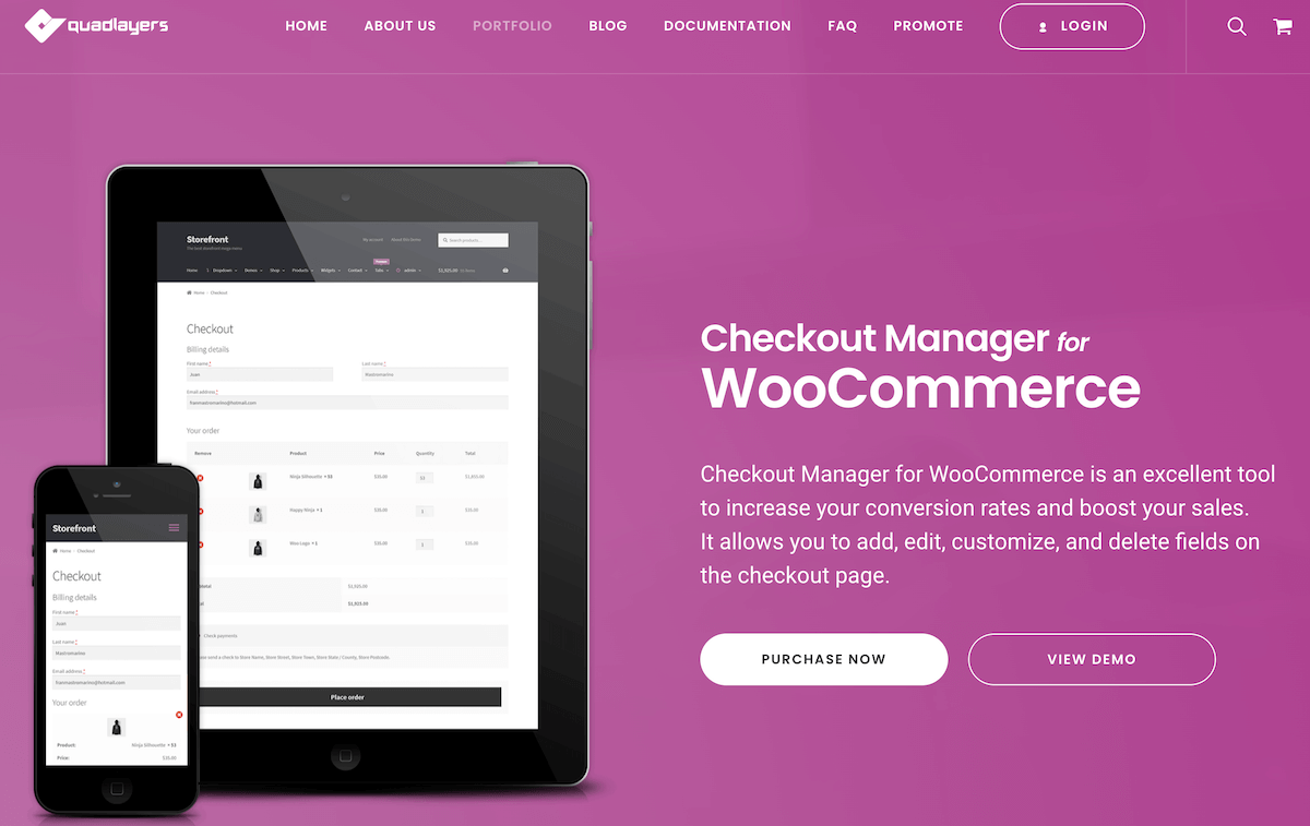 WooCommerce Checkout Manager