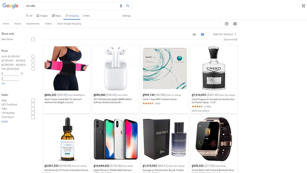 Benefits from Google Shopping