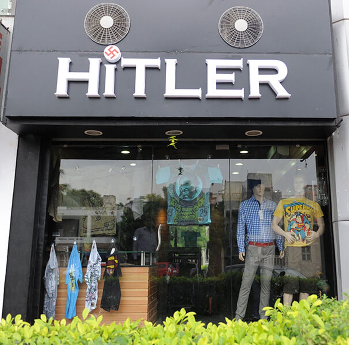 how not to name your brand: hitler shop