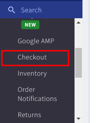 Step 2: Click on the Checkout option