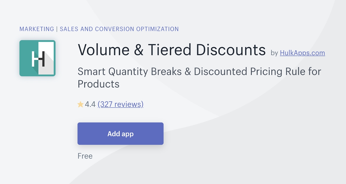 Apps to support you starting online businesses: Volume & Tiered Discounts