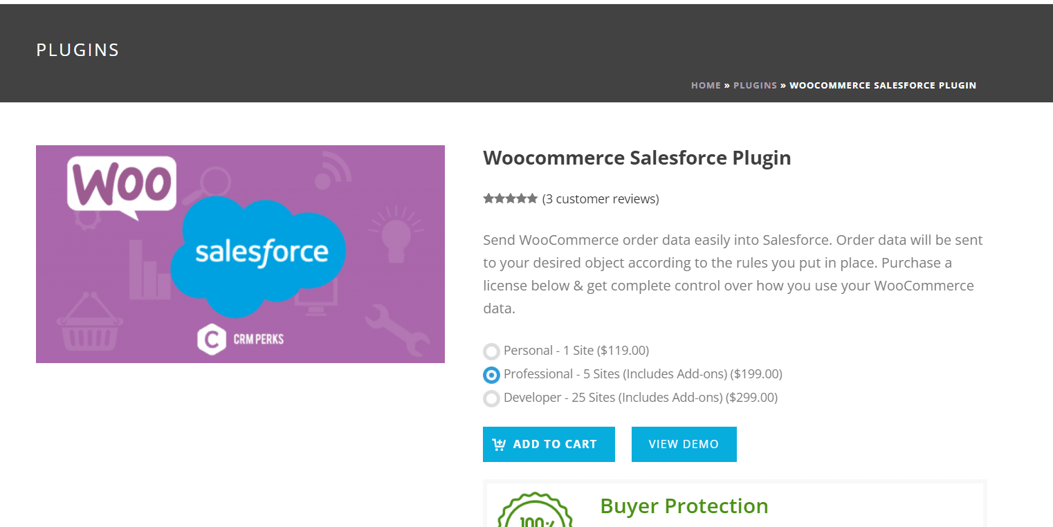 WooCommerce Salesforce Plugin